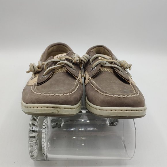 Sperry Top-Sider womens 6.5M Ivyfish 3-Eye Grey Graphite Boat Shoe - Picture 5 of 13